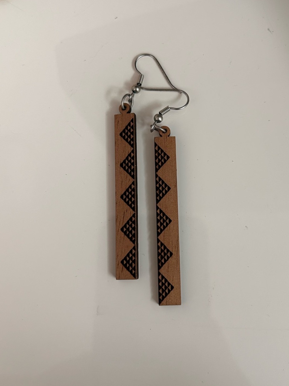 Wood Earrings Niho Mano